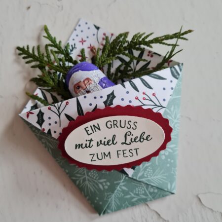 Hübsche kleine Verpackung für ein Mini-Gästegeschenk